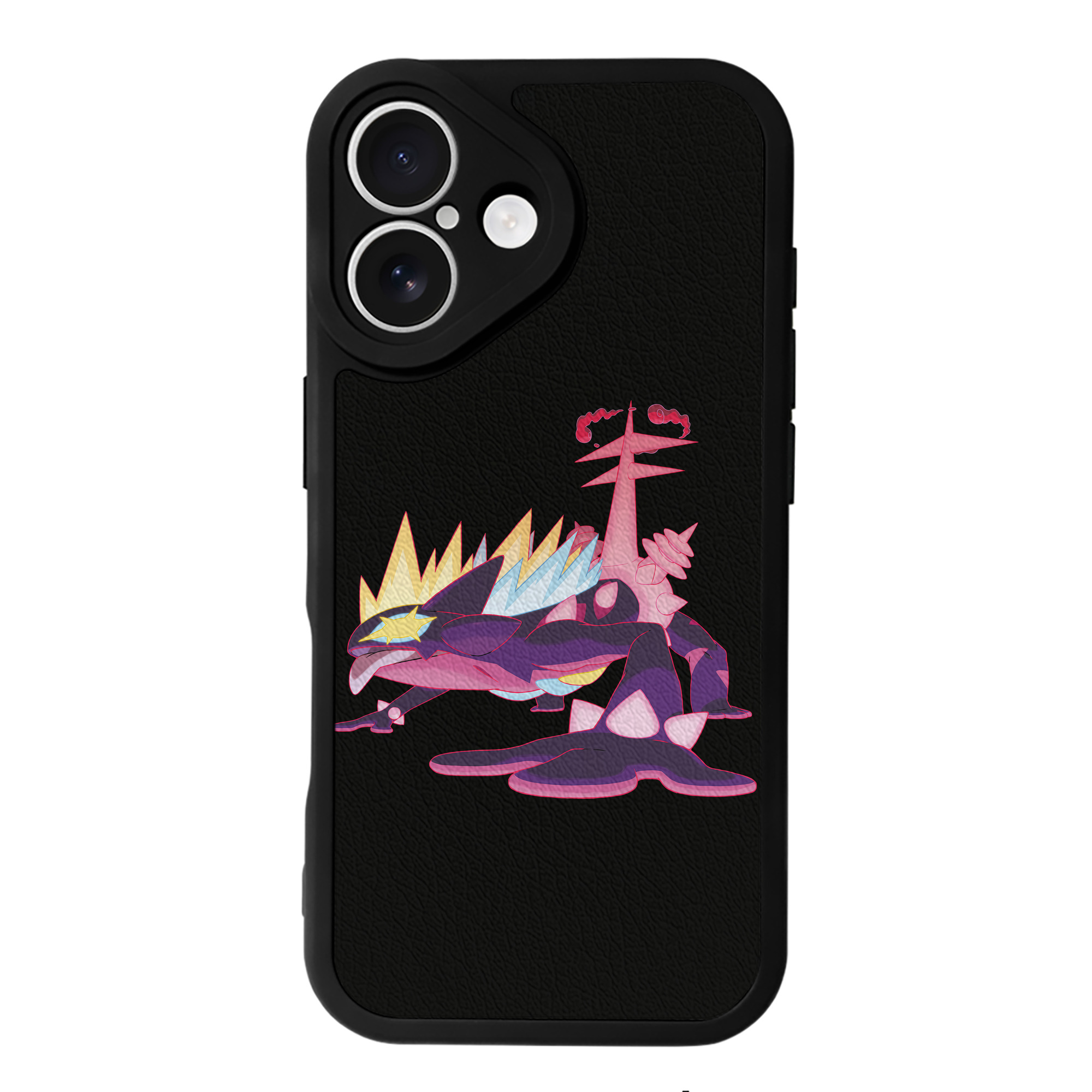 （画像用） ポケットモンスター Pokémon 【iPhone 16シリーズ対応】シリコンスマホケース（レザー調） 材質：シリコン